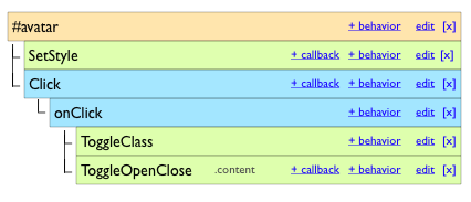 one possible concept of protoscript gui